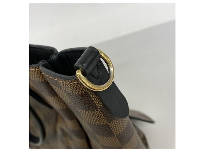 Borsa Louis Vuitton Damier Belmont BB Damier ebene - vista 7
