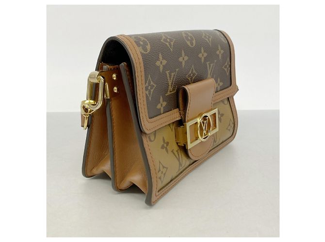 Borsa a tracolla MINI Louis Vuitton Monogram Reverse Dauphine Marrone - vista 2