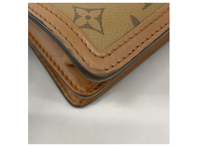 Borsa a tracolla MINI Louis Vuitton Monogram Reverse Dauphine Marrone - vista 6