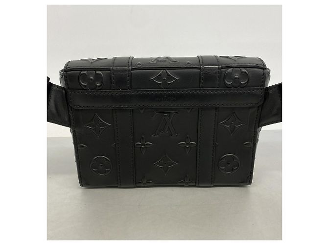 Borsa Sling Louis Vuitton Monogram Seal Trunk Nero - vista 12