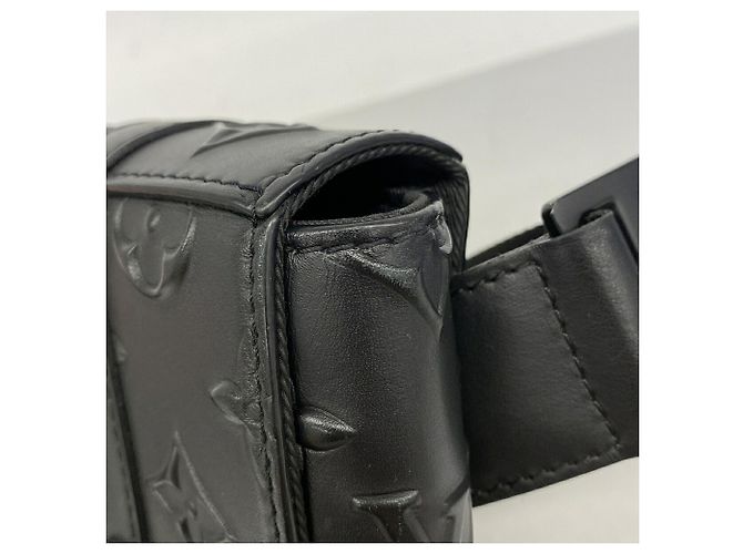 Borsa Sling Louis Vuitton Monogram Seal Trunk Nero - vista 6