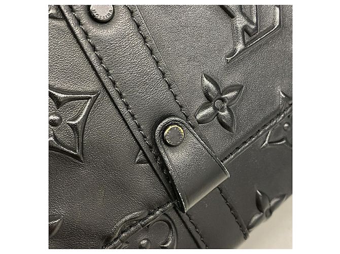 Borsa Sling Louis Vuitton Monogram Seal Trunk Nero - vista 7