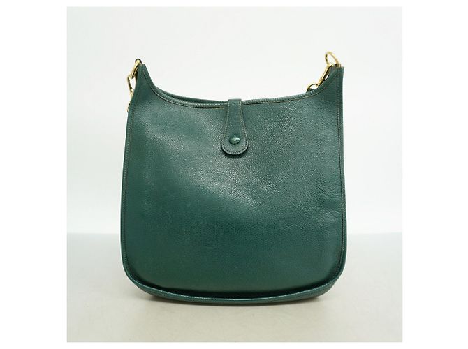 Hermès Borsa a tracolla Hermes Evelyne 1GM Verde - vista 12