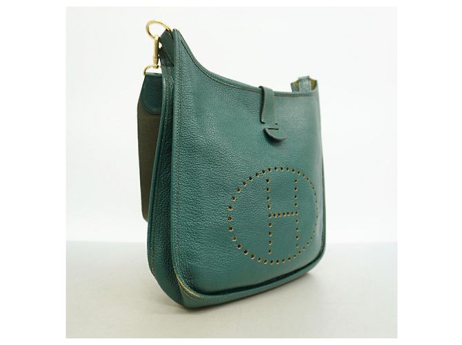 Hermès Borsa a tracolla Hermes Evelyne 1GM Verde - vista 2