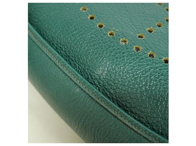 Hermès Borsa a tracolla Hermes Evelyne 1GM Verde - vista 8