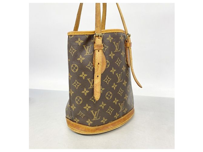 Louis Vuitton Monogram Bucket PM Tote Bag Braun - Ansicht 2