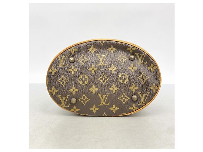 Louis Vuitton Monogram Bucket PM Tote Bag Braun - Ansicht 3