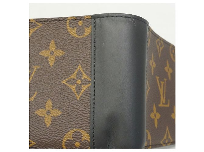 Cartera Bill Monogram Macassar Louis Vuitton Castaño Negro - vista 10
