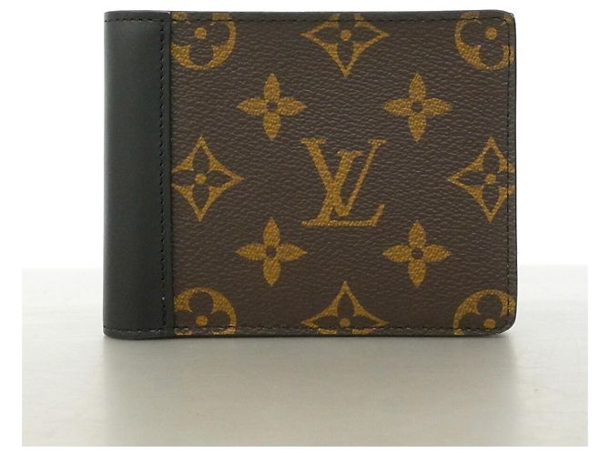 Cartera Bill Monogram Macassar Louis Vuitton Castaño Negro - vista 11