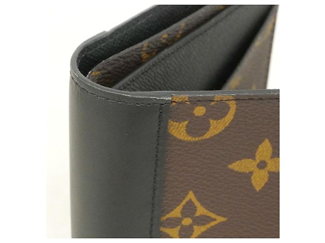Cartera Bill Monogram Macassar Louis Vuitton Castaño Negro - vista 5