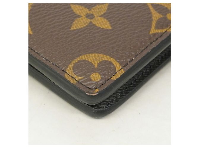 Cartera Bill Monogram Macassar Louis Vuitton Castaño Negro - vista 7