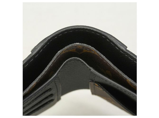 Cartera Bill Monogram Macassar Louis Vuitton Castaño Negro - vista 8