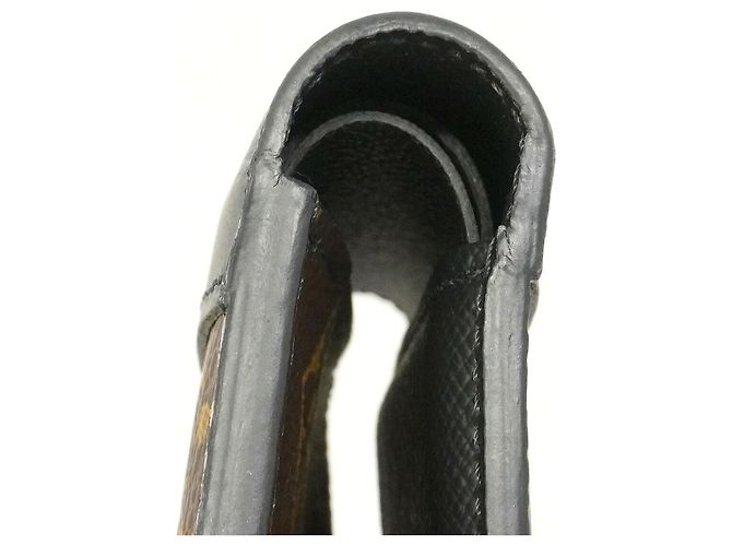 Cartera Bill Monogram Macassar Louis Vuitton Castaño Negro - vista 9