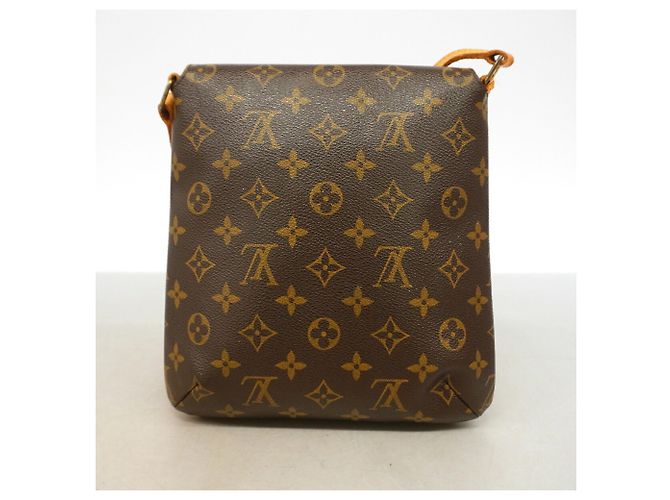 Borsa a tracolla Louis Vuitton Monogram Musette Salsa Marrone - vista 11