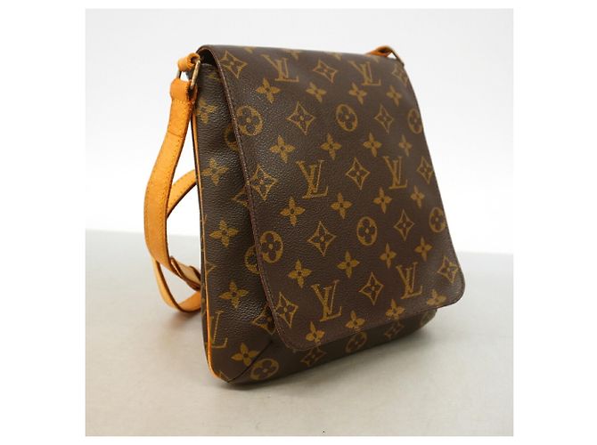 Borsa a tracolla Louis Vuitton Monogram Musette Salsa Marrone - vista 2