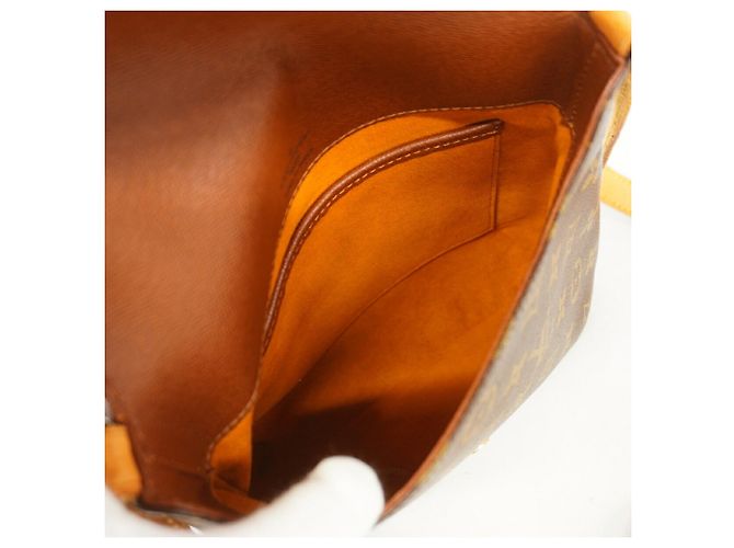 Borsa a tracolla Louis Vuitton Monogram Musette Salsa Marrone - vista 4