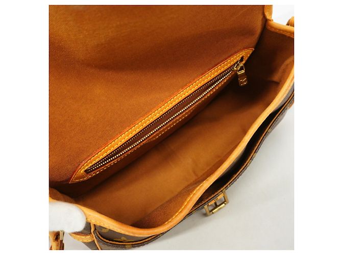 Bolsa de Ombro Louis Vuitton Monogram Sologne Marrom - vista 4