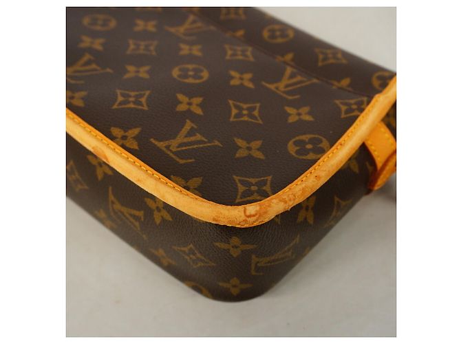 Bolsa de Ombro Louis Vuitton Monogram Sologne Marrom - vista 6