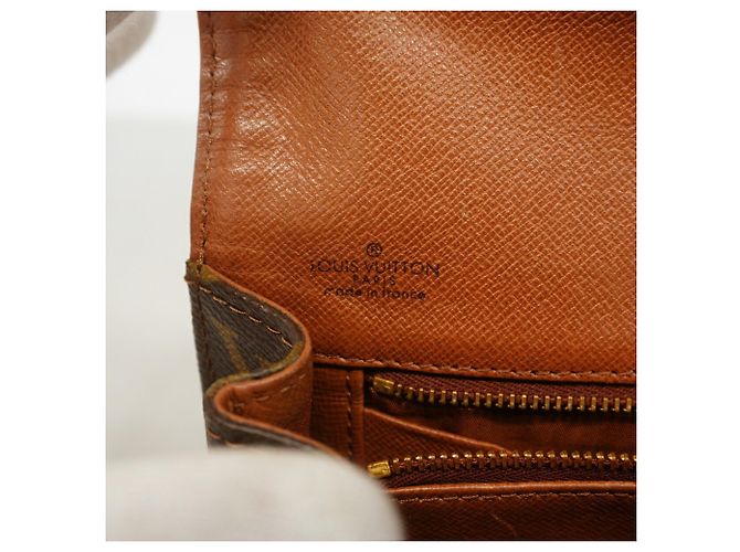 Louis Vuitton Monogram Pochette Dam PM Clutch Bag Marrone - vista 5