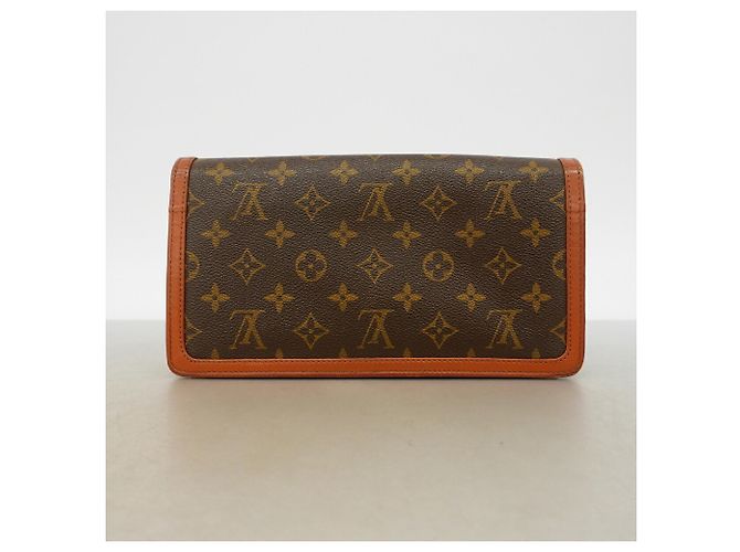 Louis Vuitton Monogram Pochette Dam PM Clutch Bag Marrone - vista 9