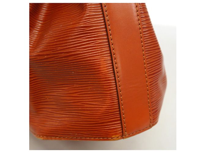 Louis Vuitton Epi Sac Depaule PM Shoulder Bag Marrone - vista 10