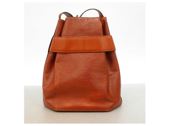Louis Vuitton Epi Sac Depaule PM Shoulder Bag Marrone - vista 11