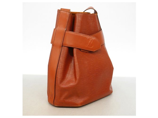 Louis Vuitton Epi Sac Depaule PM Shoulder Bag Marrone - vista 2