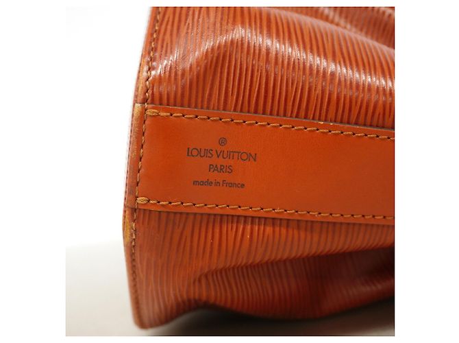 Louis Vuitton Epi Sac Depaule PM Shoulder Bag Marrone - vista 5