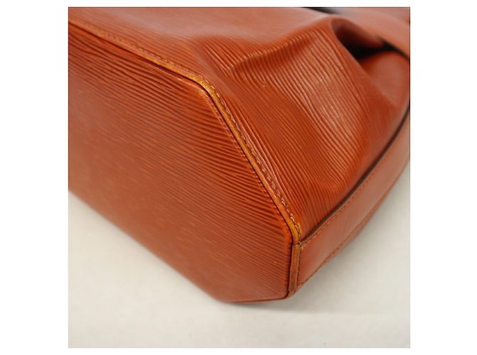 Louis Vuitton Epi Sac Depaule PM Shoulder Bag Marrone - vista 6