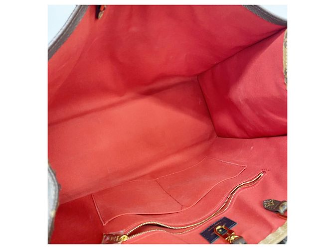 Louis Vuitton Monogram Giant Reverse OnTheGo GM Tote Bag Braun - Ansicht 4