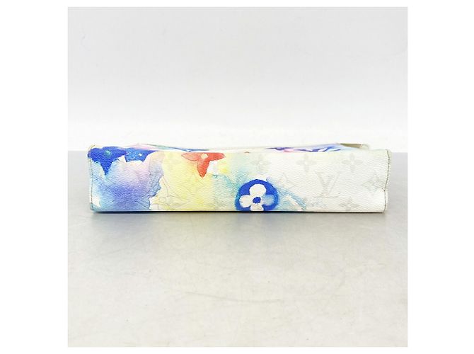 Louis Vuitton Monogram Watercolor Pochette Voyage MM Clutch Bag Multicolore - vista 3
