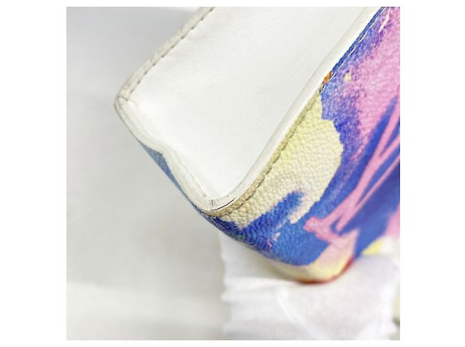 Louis Vuitton Monogram Watercolor Pochette Voyage MM Clutch Bag Multicolore - vista 7