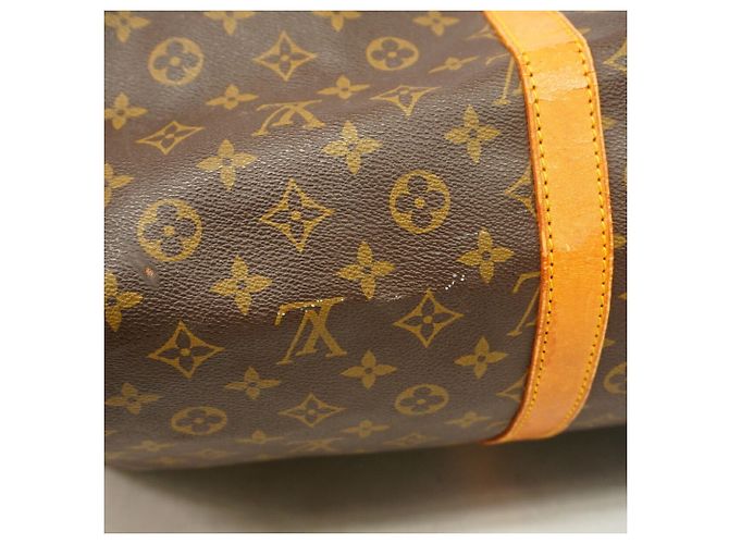Louis Vuitton Boston Monogram Keepall 55 Marron - vue 12
