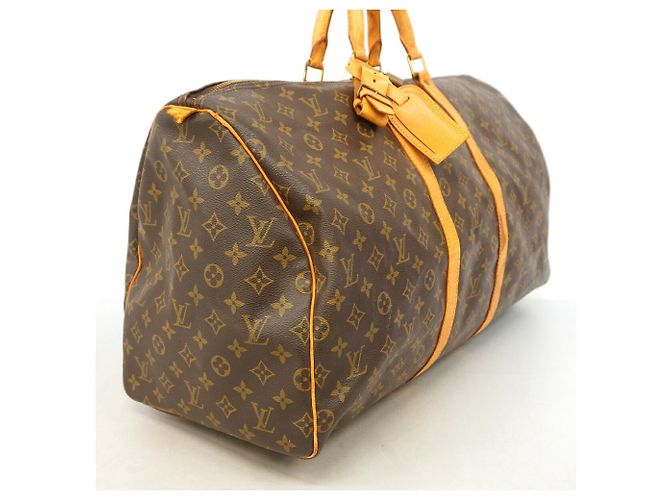 Louis Vuitton Boston Monogram Keepall 55 Marron - vue 2