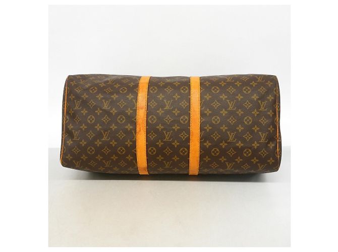 Louis Vuitton Boston Monogram Keepall 55 Marron - vue 3