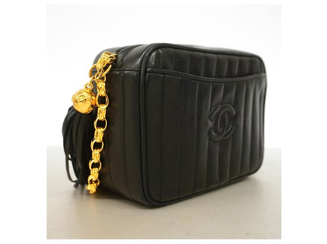 Borsa a tracolla Chanel Mademoiselle Nero - vista 2