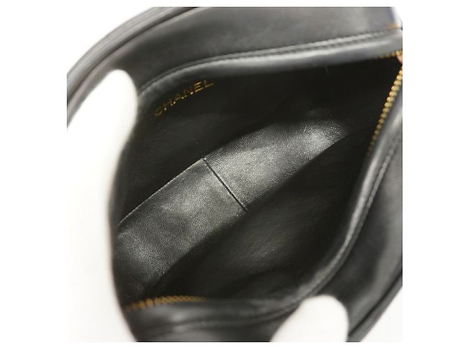 Borsa a tracolla Chanel Mademoiselle Nero - vista 4