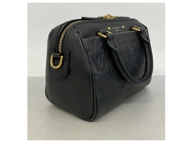 Borsa Louis Vuitton Monogram Empreinte Speedy Bandoulière 20 Nero - vista 2