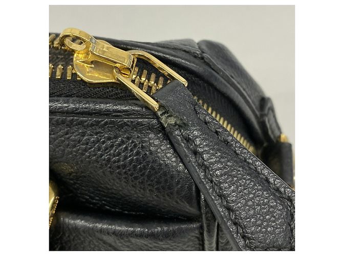 Borsa Louis Vuitton Monogram Empreinte Speedy Bandoulière 20 Nero - vista 6