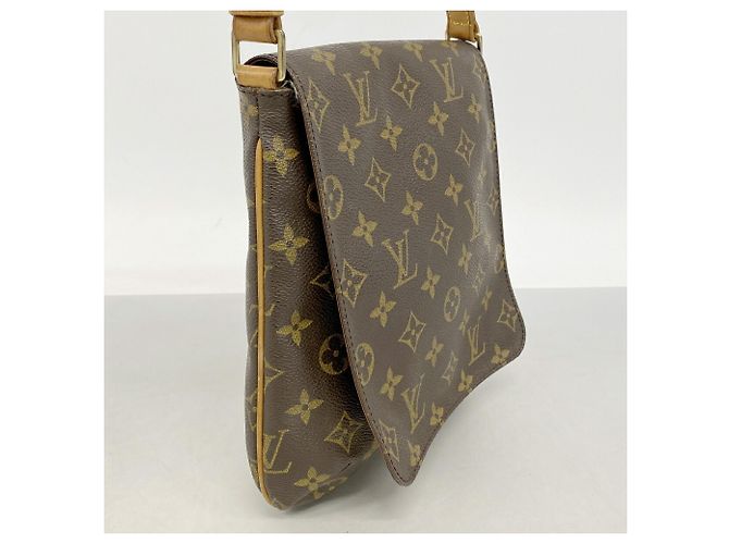 Borsa a tracolla Louis Vuitton Monogram Musette Salsa Marrone - vista 2