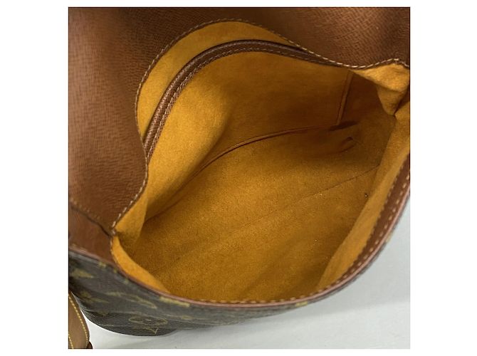 Borsa a tracolla Louis Vuitton Monogram Musette Salsa Marrone - vista 4