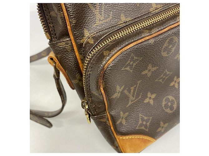 Borsa a tracolla Louis Vuitton Monogram Amazon Marrone - vista 7