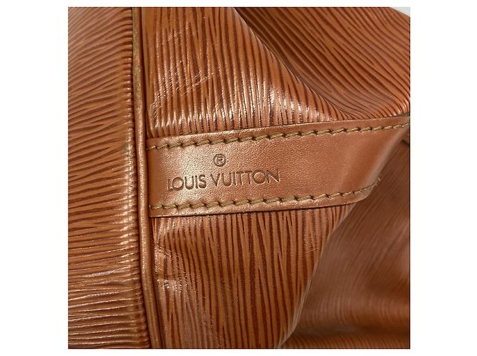 Noe Borsa a tracolla Louis Vuitton Epi Petit Noé Marrone - vista 5