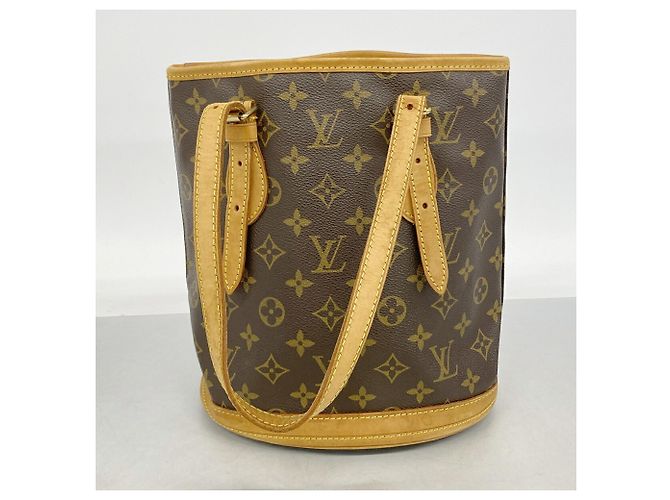 Louis Vuitton Monogram Bucket PM Tote Bag Braun - Ansicht 11