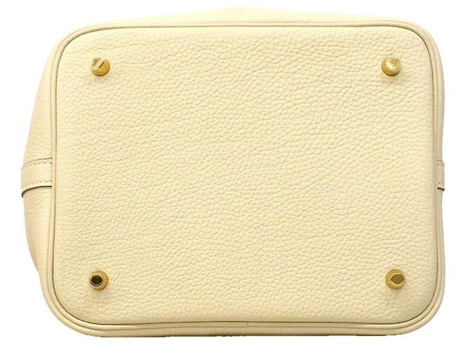 Hermès Bolsa Hermes Picotin Lock MM Branco - vista 3