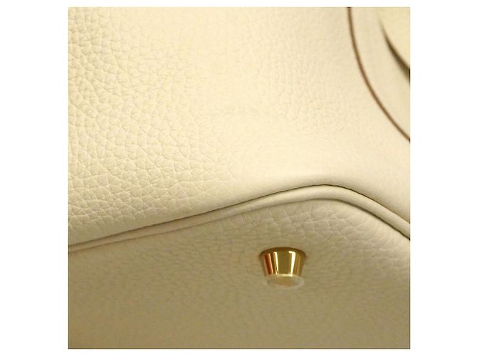 Hermès Bolsa Hermes Picotin Lock MM Branco - vista 6