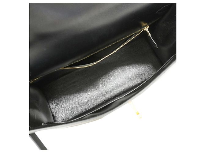 Hermès Borsa Hermes Kelly 35 in pelle Box Calf nera Nero - vista 4