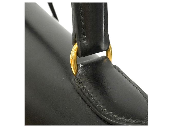 Hermès Borsa Hermes Kelly 35 in pelle Box Calf nera Nero - vista 8