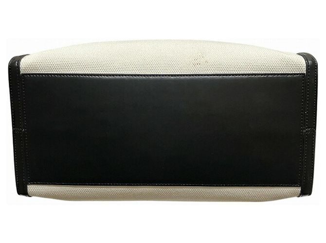 Bolso Tote Marni Marcel Canvas Negro Blanco - vista 3
