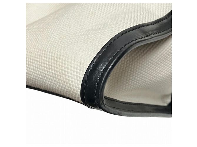 Bolso Tote Marni Marcel Canvas Negro Blanco - vista 9